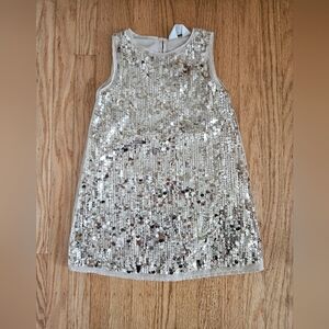 H&M Gold Sequin Dress Size 6